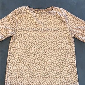Zara lace detail top